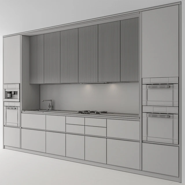 Kitchen Modern - Gray and Black Cabinets 97 — Скачать