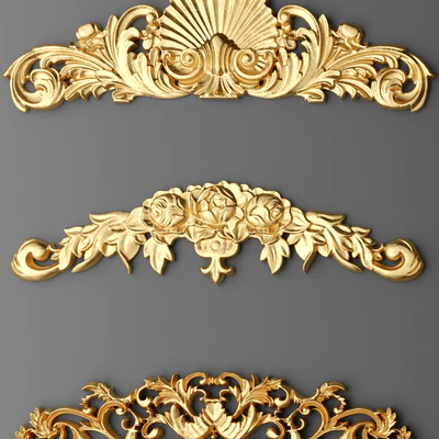 Set stucco decoration. — Ver 3
