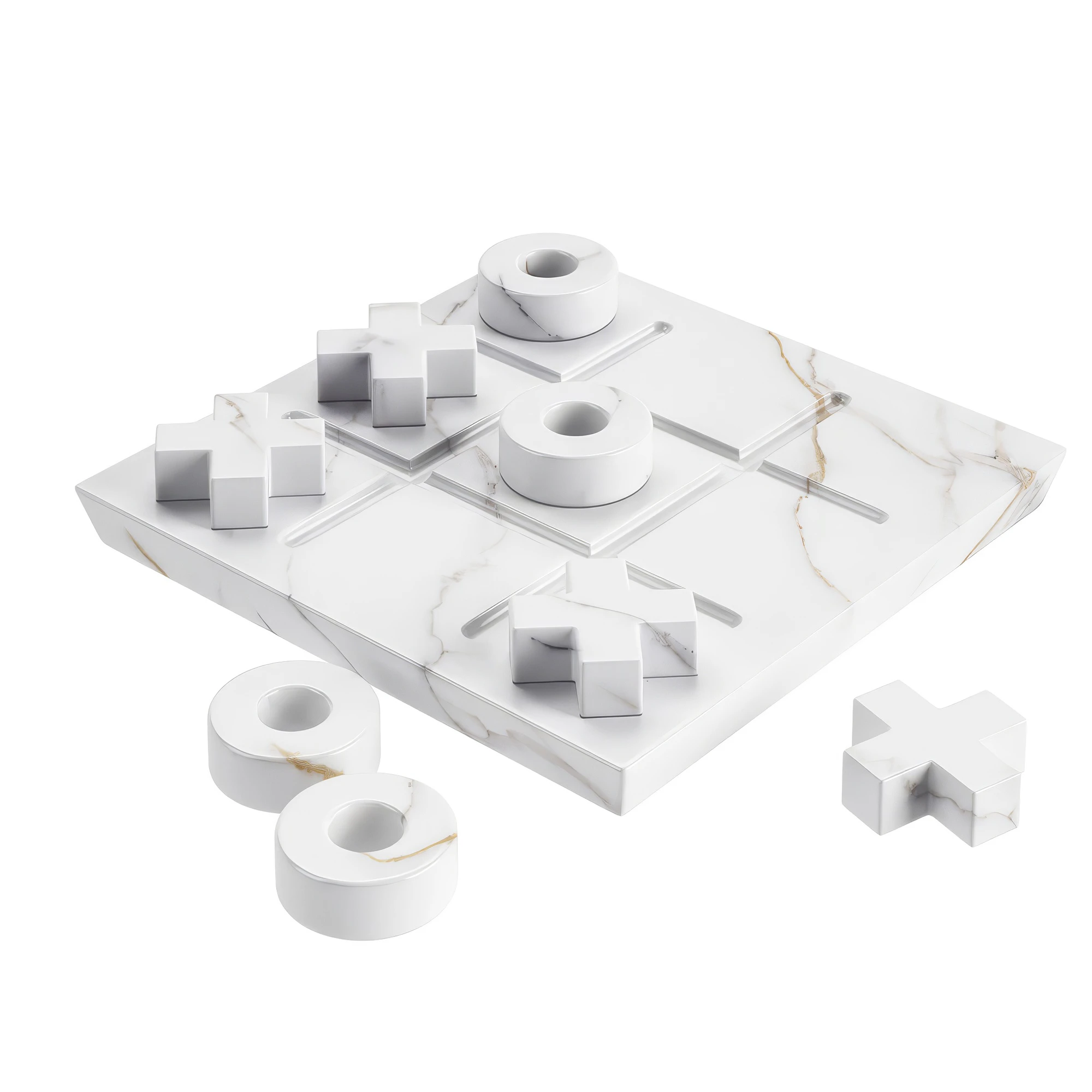marble tic tac toe game set by cratebarrel — Download