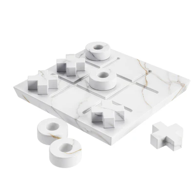 marble tic tac toe game set by cratebarrel — download