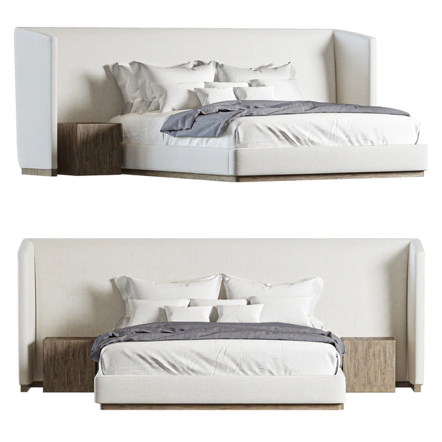RH ALESSA EXTENDED SHELTER BED — Descargar
