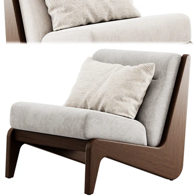 Wooden armchair Fletcher by Soho Home — Ver 3