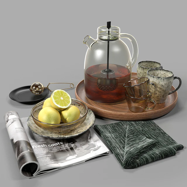 Tea set 01 — Descargar