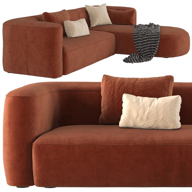 Mellow Sectional Sofa by Acanva — Скачать