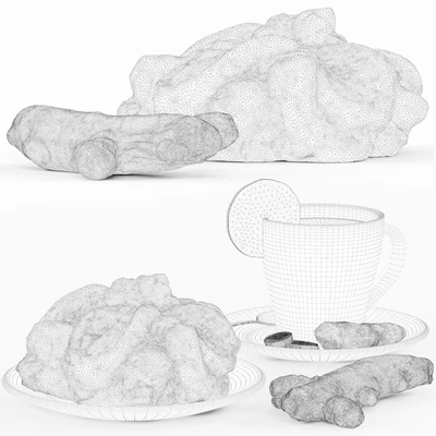 Tea with ginger and puff — Ver 3