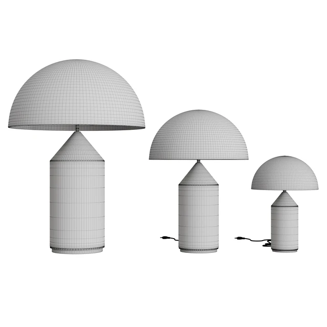 Atollo Metal Table Lamp — Скачать