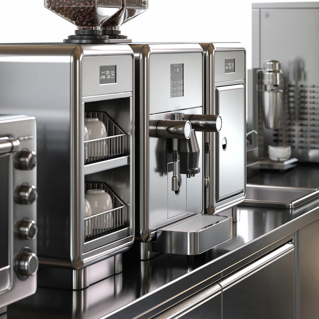 Cafe Equipment Set 8 — Descargar