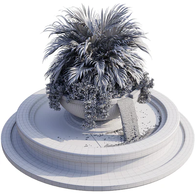 Plant and fountain 01 — Вид 2