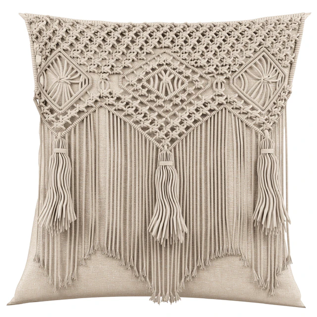 Macrame cushion — Descargar