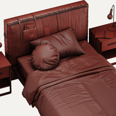 Cilek Dark Metal Bed — Ver 3