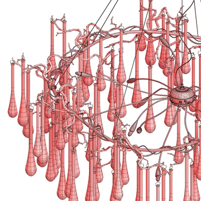 Serip Big AQUA Chandelier — Вид 3