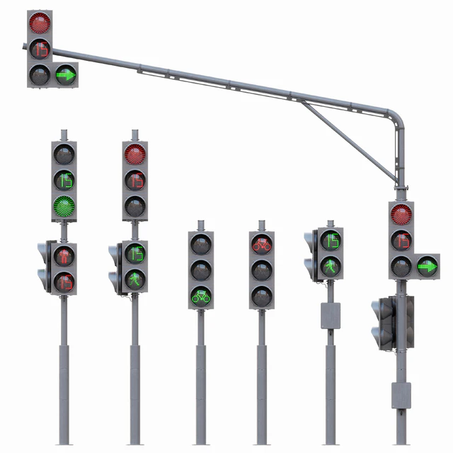 AVE Traffic Lights Set (Animated) — Descargar