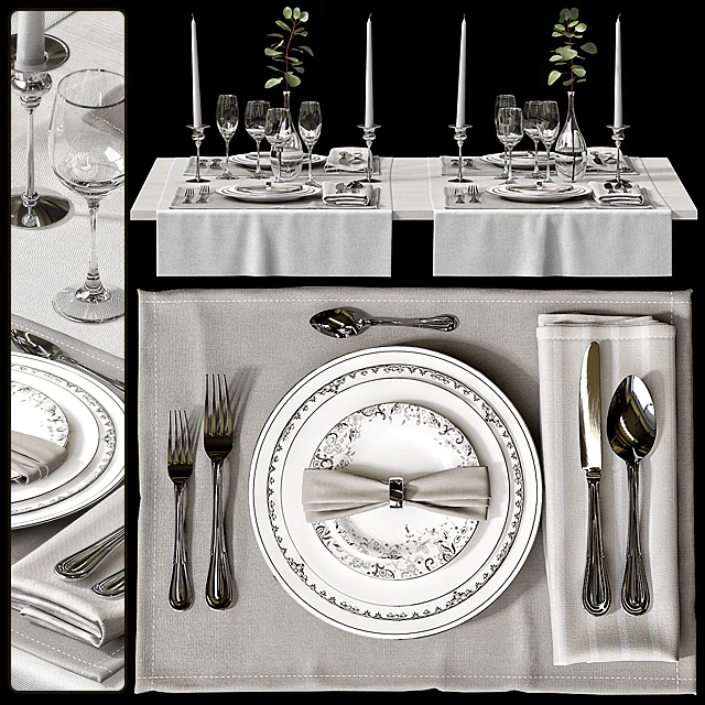 Сервировка стола / Table setting — Скачать
