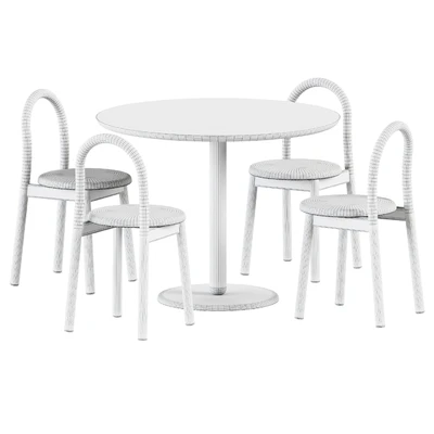 Balance Table by Calligaris and Bobby Upholstered Chair by DesignByThem — Вид 3