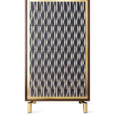 Chest of drawers and TV stand GOLD. Tvstand, dresser by Nills — Ver 2