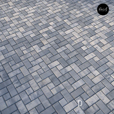 Set of 5 materials of colorful paving stones — Ver 4