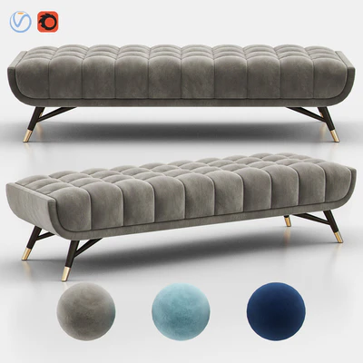 Newenton Upholstered Bench — Вид 1
