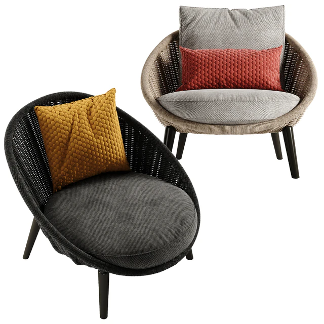 Minotti Lido Cord armchair — Descargar