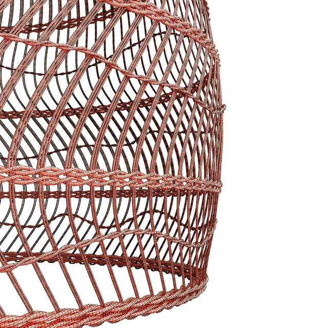 Wicker lamp globe xl — Скачать