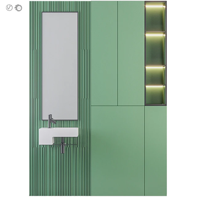 Bathroom furniture Bath Set 6 — Descargar