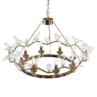 Favorite 1750-9P Chandelier Pajaritos — Ver 2