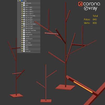 Blau Tree lamp set — Вид 4