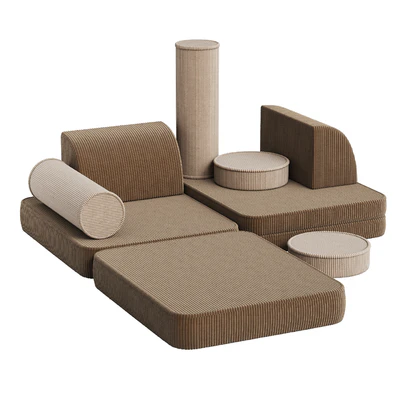 Children's Play Sofa Transformer Settee by Wigiwama — Ver 4