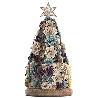 Plant Collection 421. succulents, Christmas tree, cake, Echeveria — Ver 2