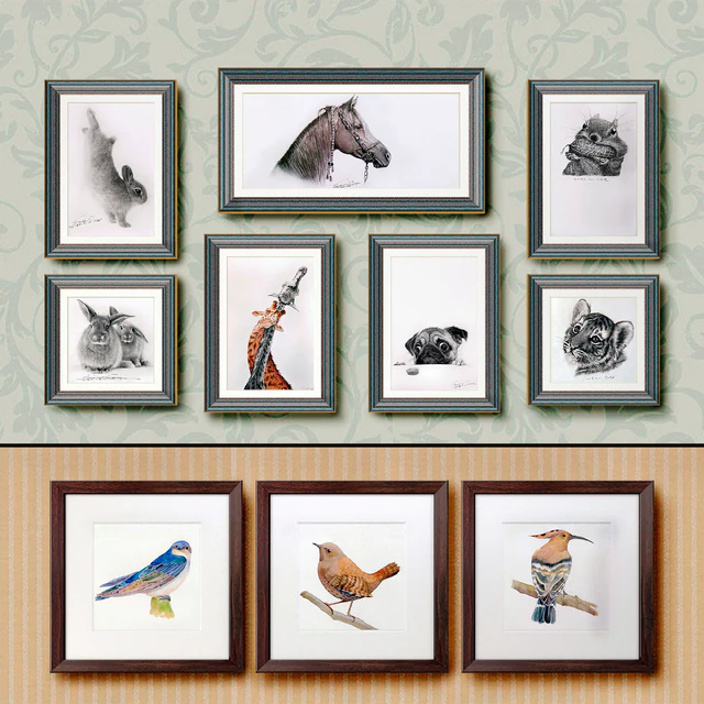 The picture in the frame. 120 Animals Collection — Descargar