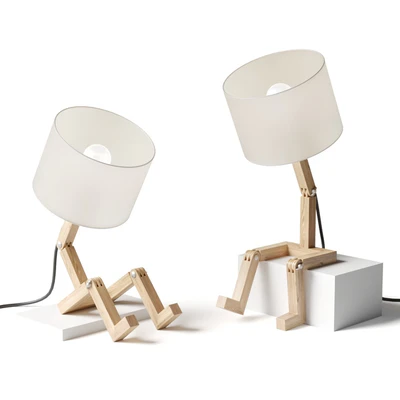 Table lamp artistic Trisdar robot — Ver 1