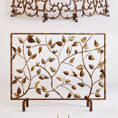 Fireplace screen — Ver 2