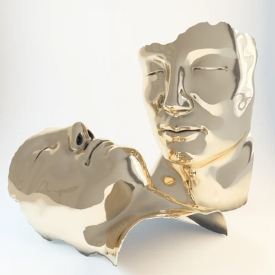 Igor Mitoraj sculpture hermanos — Ver 1