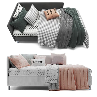 Citterio Meda Corner Bed — Ver 3