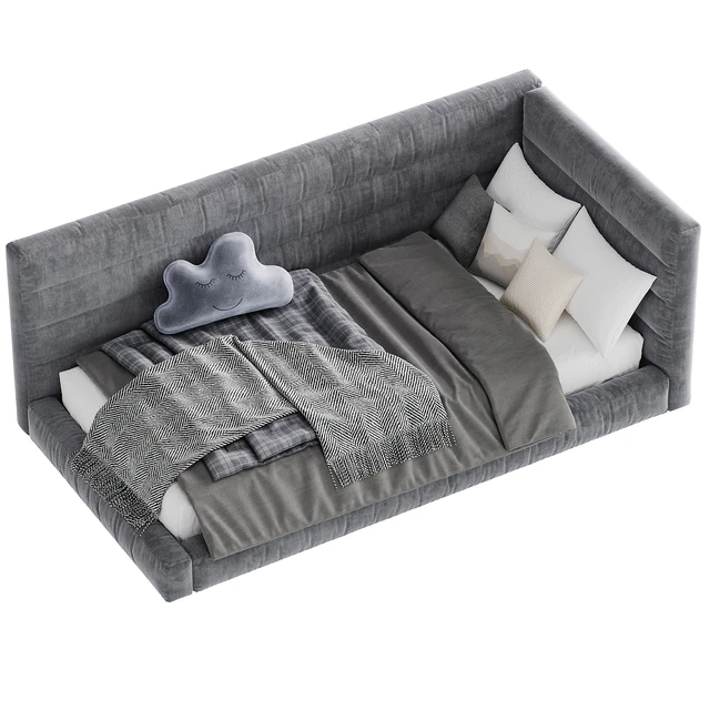 Кровать Hudson Upholstered Corner Bed 7 — Скачать