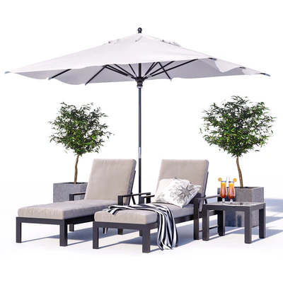 Indio Metal Outdoor Furniture Set 1 — Вид 1