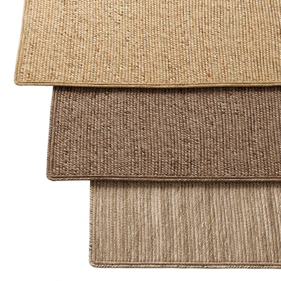 Natural Lengthwise Braided Jute Rug — Ver 3