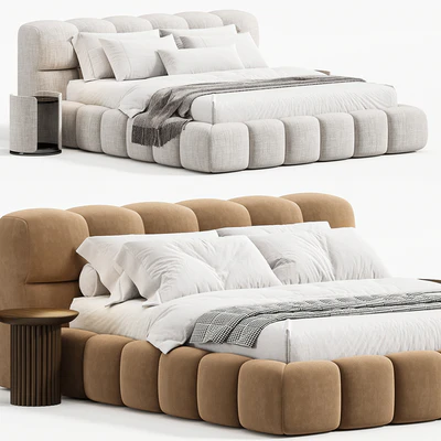Hildon Boucle Bed Frame — Ver 4