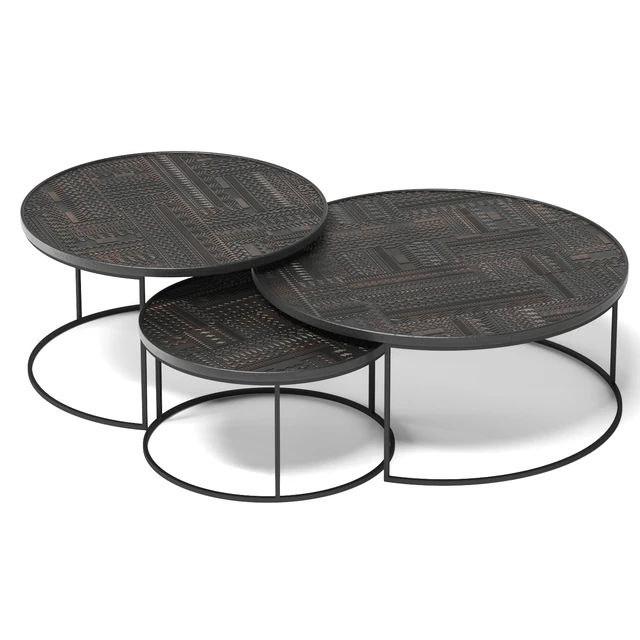 Tabwa Coffee table set by ETHNICRAFT — Descargar