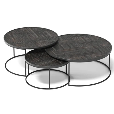 Tabwa Coffee table set by ETHNICRAFT — Ver 1