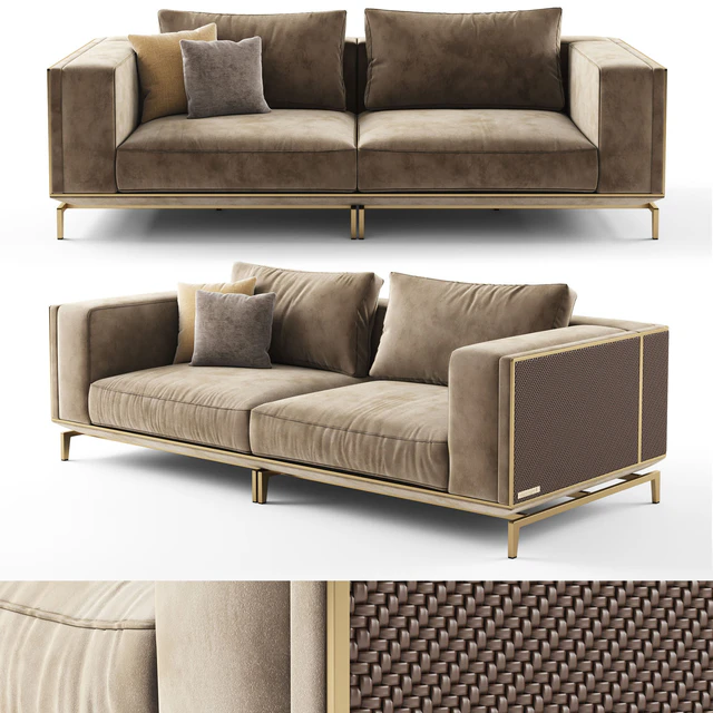 Visionnaire BACKSTAGE 2 seater sofa — Скачать