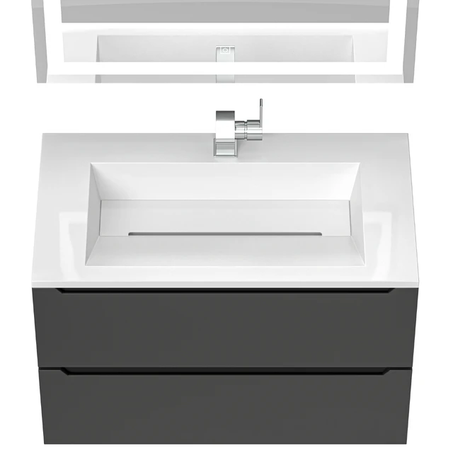 Bathroom furniture set Uperwood Tanos 80 cm — Descargar