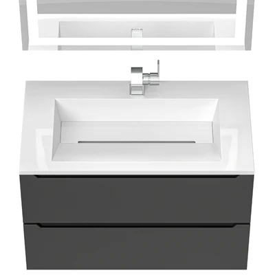 Bathroom furniture set Uperwood Tanos 80 cm — Ver 3