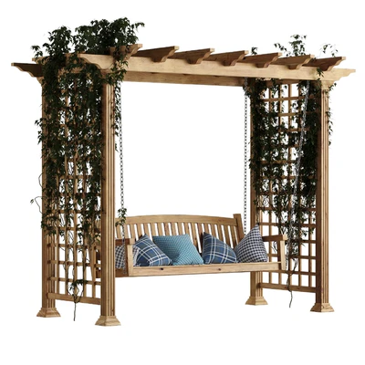 Garden swing pergola — Ver 2