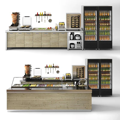 Set for a cafe — Ver 2