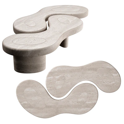 U & ME TABLE TRAVERTINE — Вид 2
