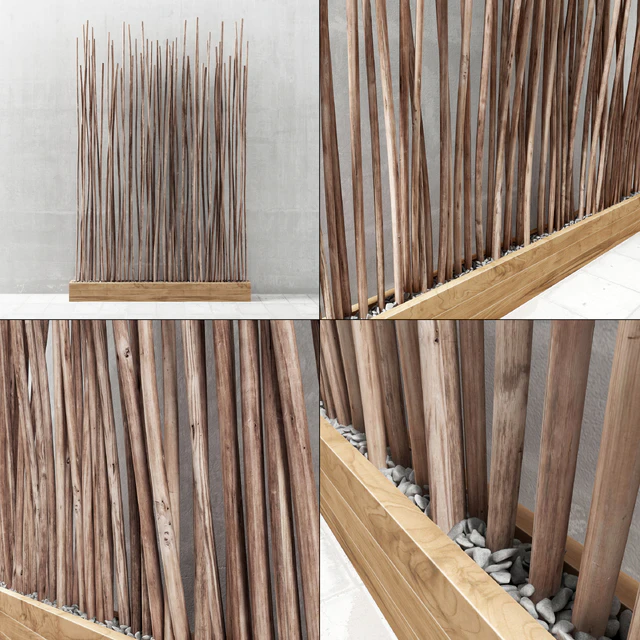 Decor branch pebble / Декор из веток с галькой — Скачать