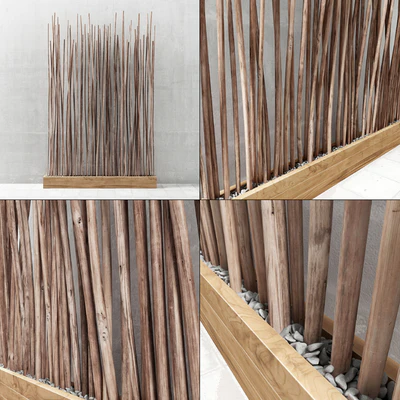 Decor branch pebble / Декор из веток с галькой — Вид 1