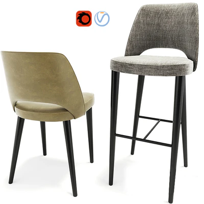 Astor Dining Chair And Bar Stool — Ver 2