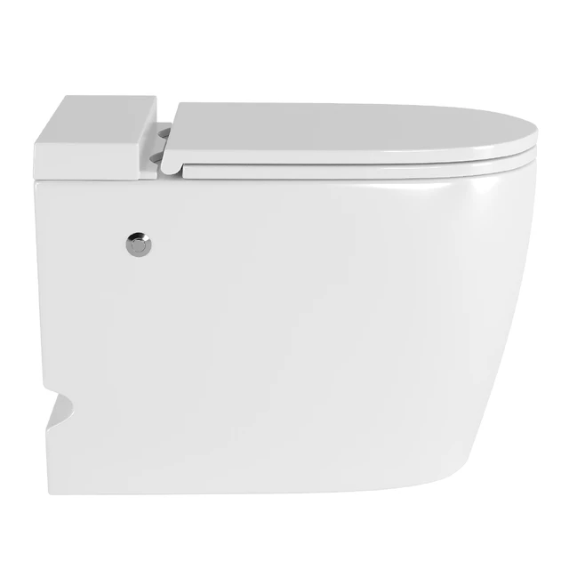 ABBER Bequem side-mounted toilet with pulse flush — Descargar