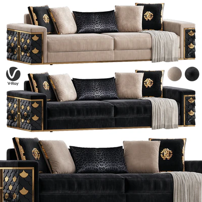 Prens metal sofa — Ver 1